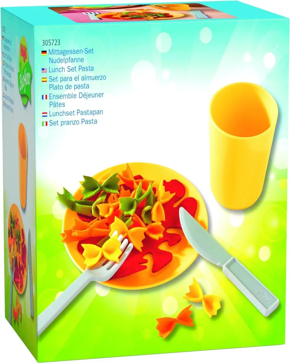 Haba Pastapan Junior Lunchset 12cm - Geel