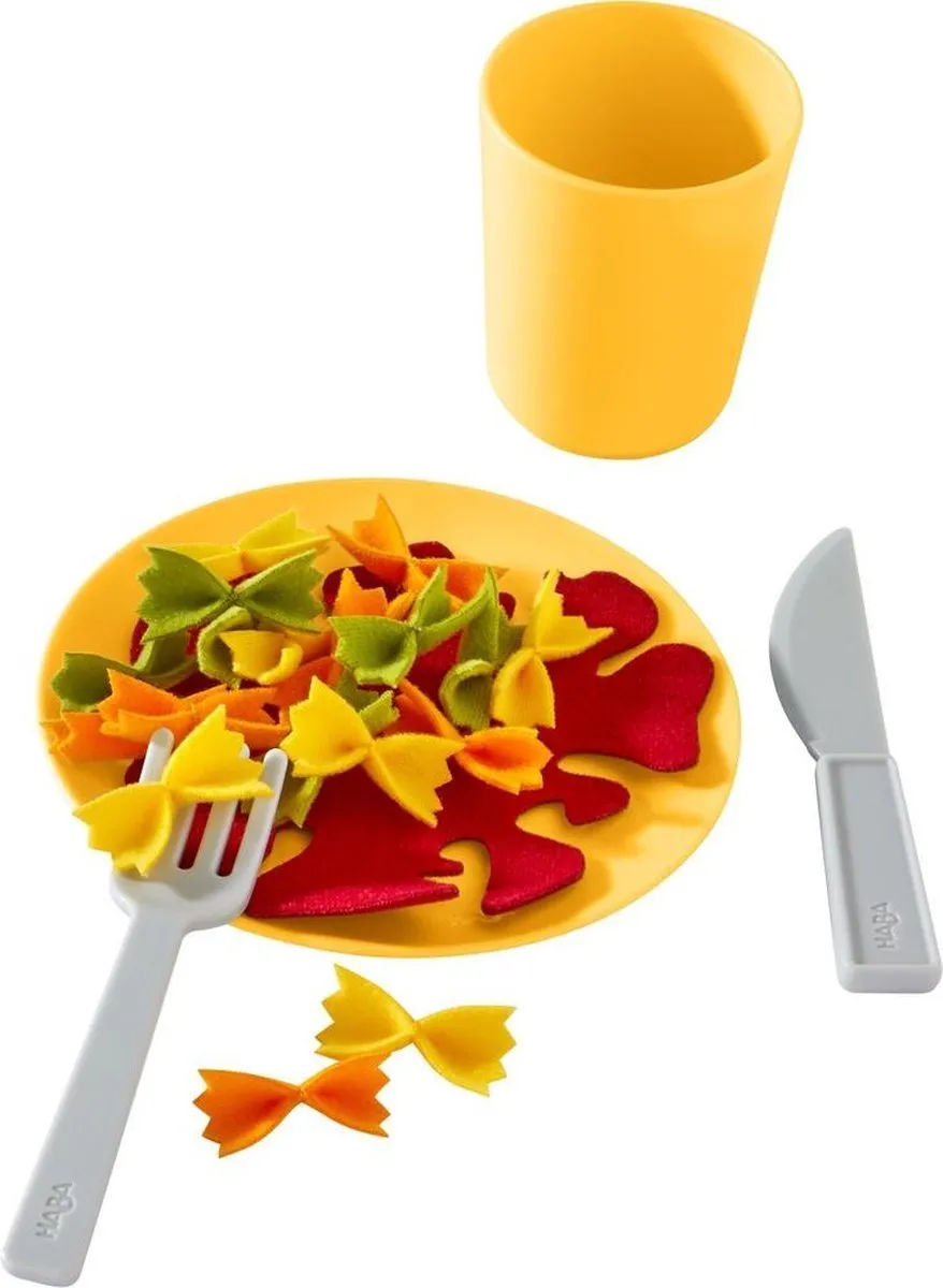 Haba Pastapan Junior Lunchset 12cm - Geel