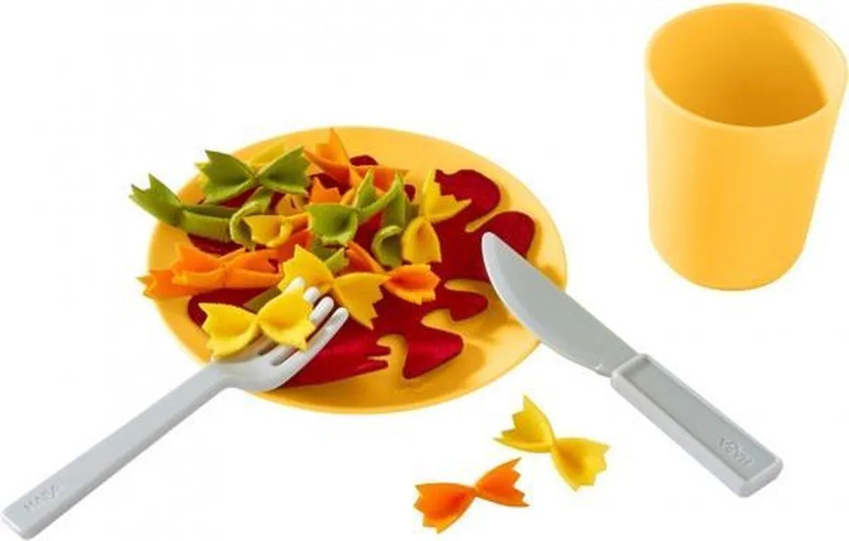 Haba Pastapan Junior Lunchset 12cm - Geel