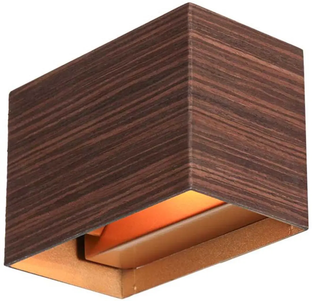 Steinhauer Wandlamp Muro 3365E Houtlook - 5W G9 - Bruin