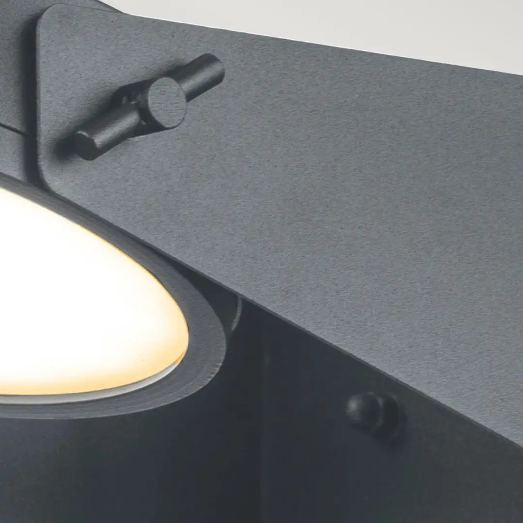 Elstead Lighting Zola LED Wandlamp 16.5W 3000K - IP44 - Grijs