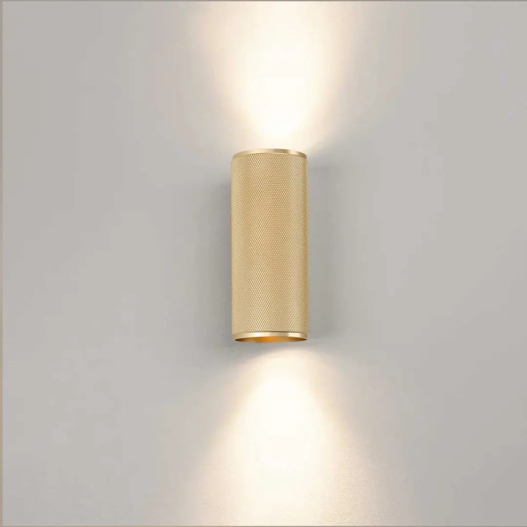 Brilliant Marty Wandlamp GU10 2x5W - Goud/Zwart