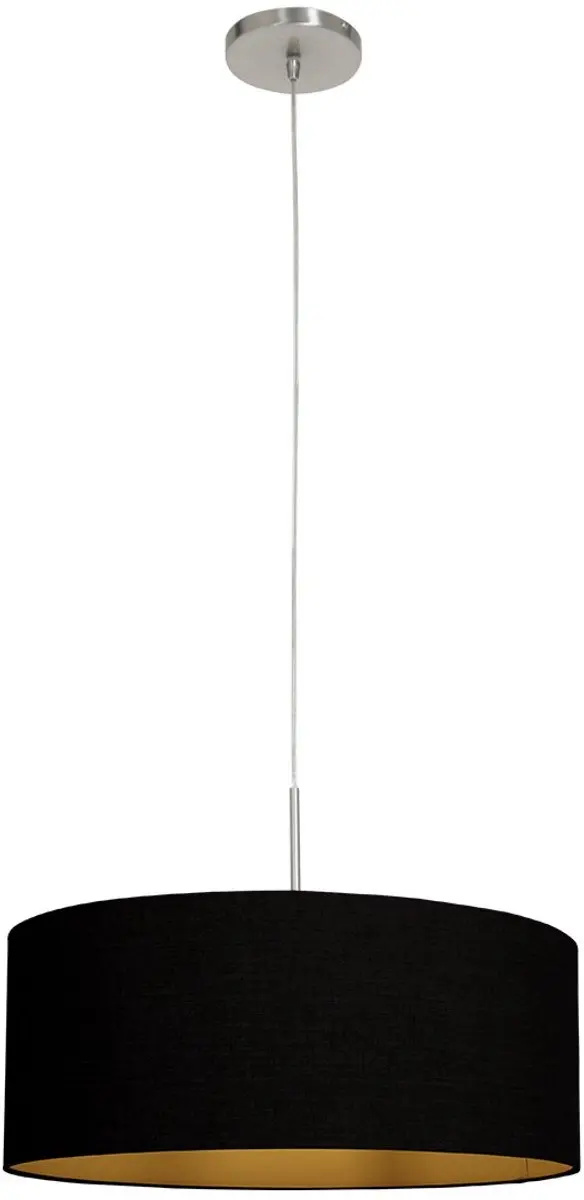 Steinhauer Sparkled Light 3959ST Hanglamp - Ø50cm - Zwart/Goud