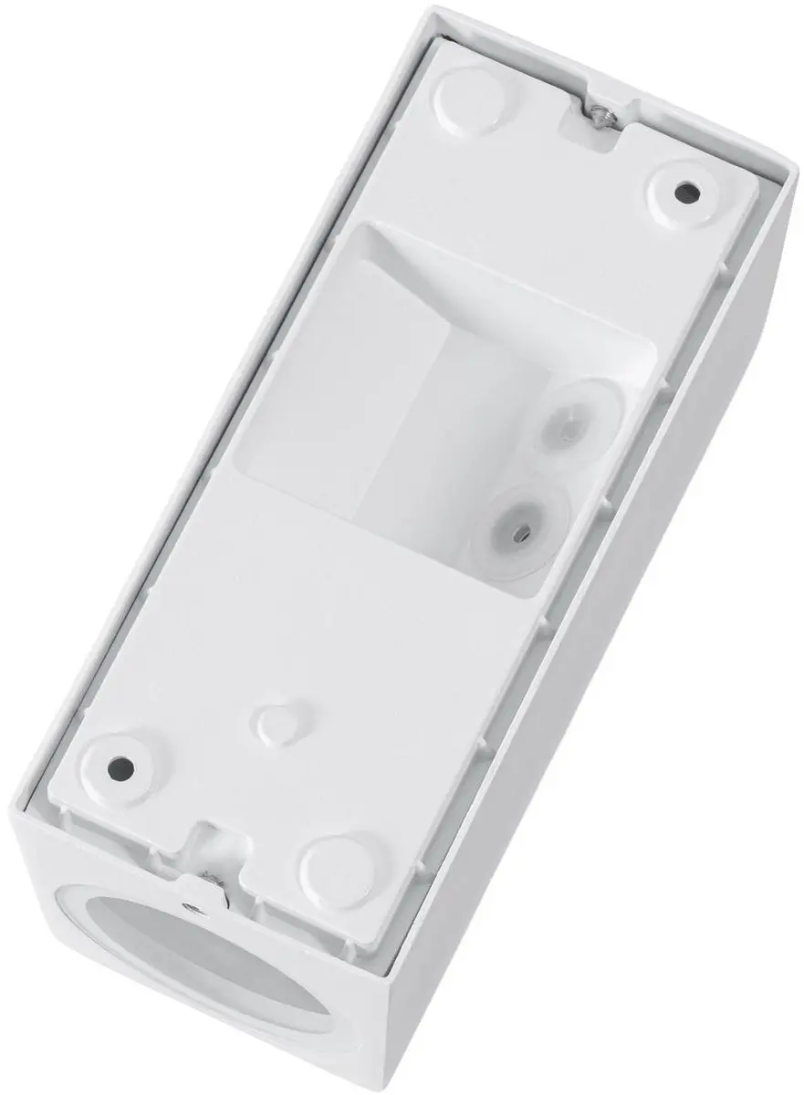 Lucande Wandlamp Buiten 2-Lichts GU10 Mat Wit/Transparant