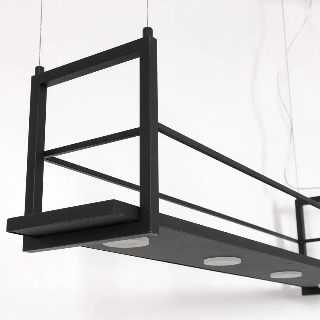 Steinhauer Tor 3298ZW Hanglamp - 6 Lichtpunten - Zwart - afbeelding 6 van 6