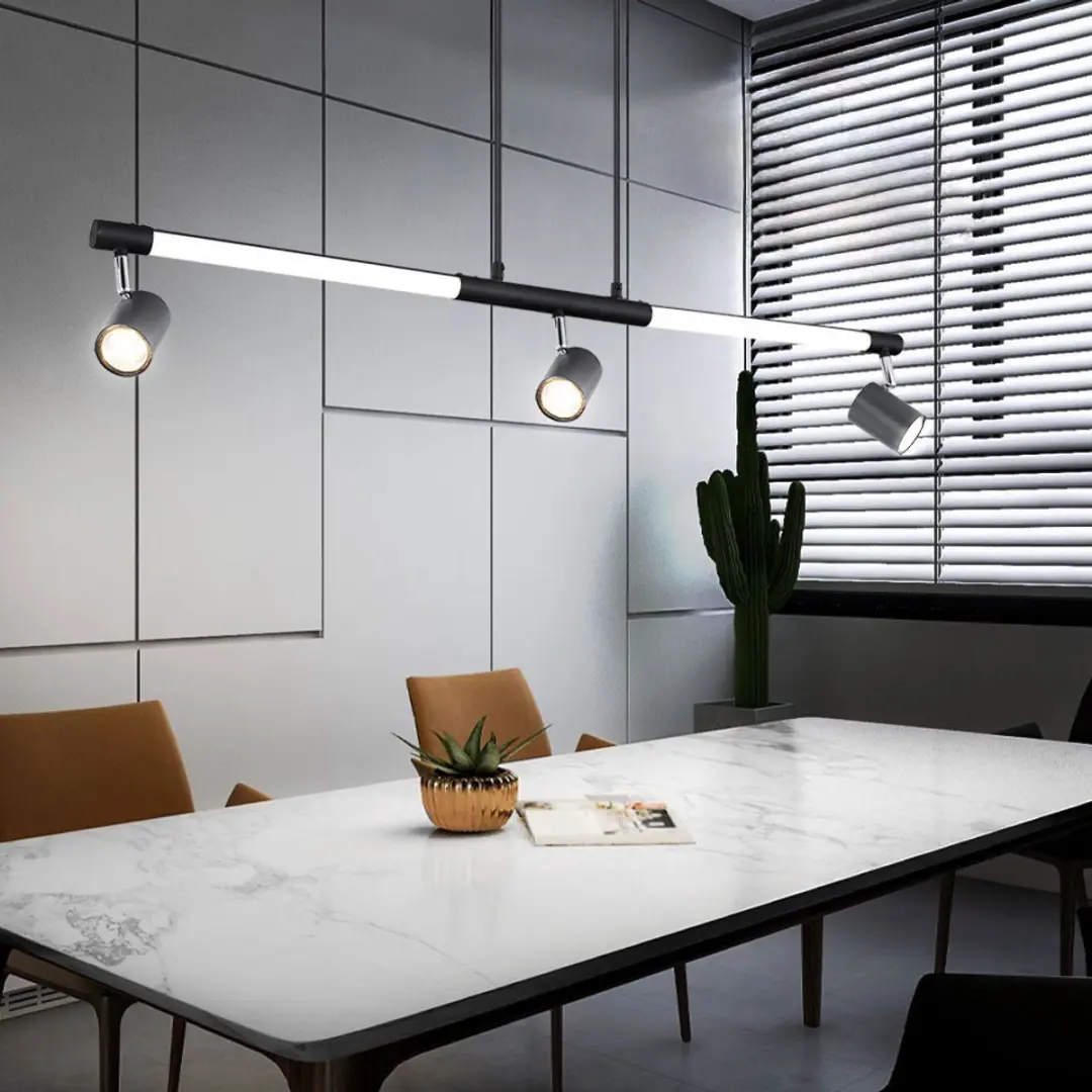 Globo Hanglamp 17011H1 - 4 Lichtpunten - Zwart - afbeelding 5 van 6