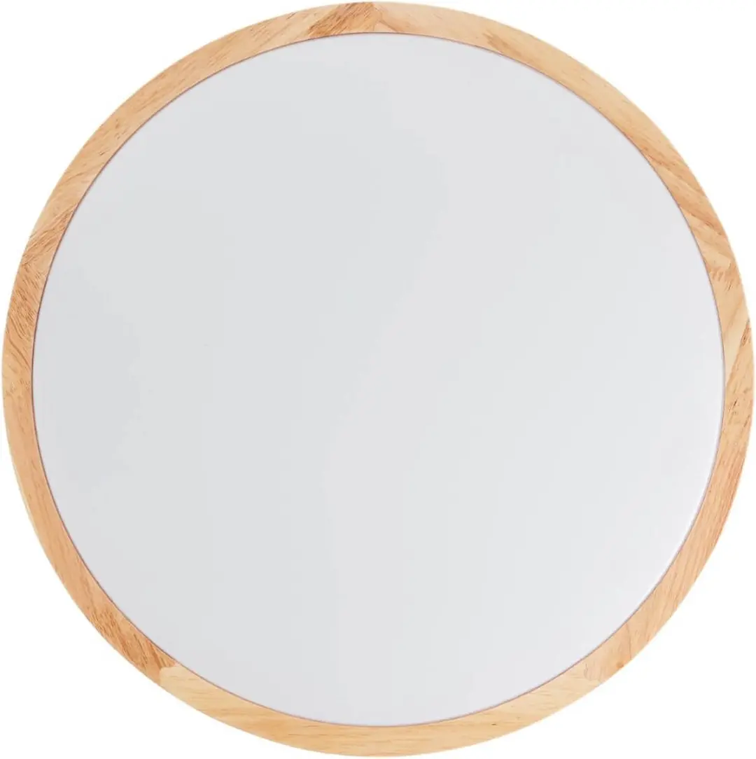 Brilliant Houten Plafonnière Laskos Ø38cm - 22W