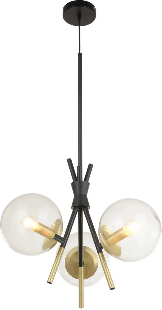 Lucande Hanglamp 3-Lichts Glas