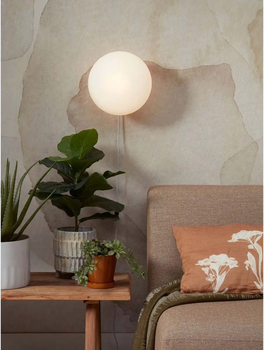 it's about RoMi Wandlamp Sapporo Ø28cm - Wit