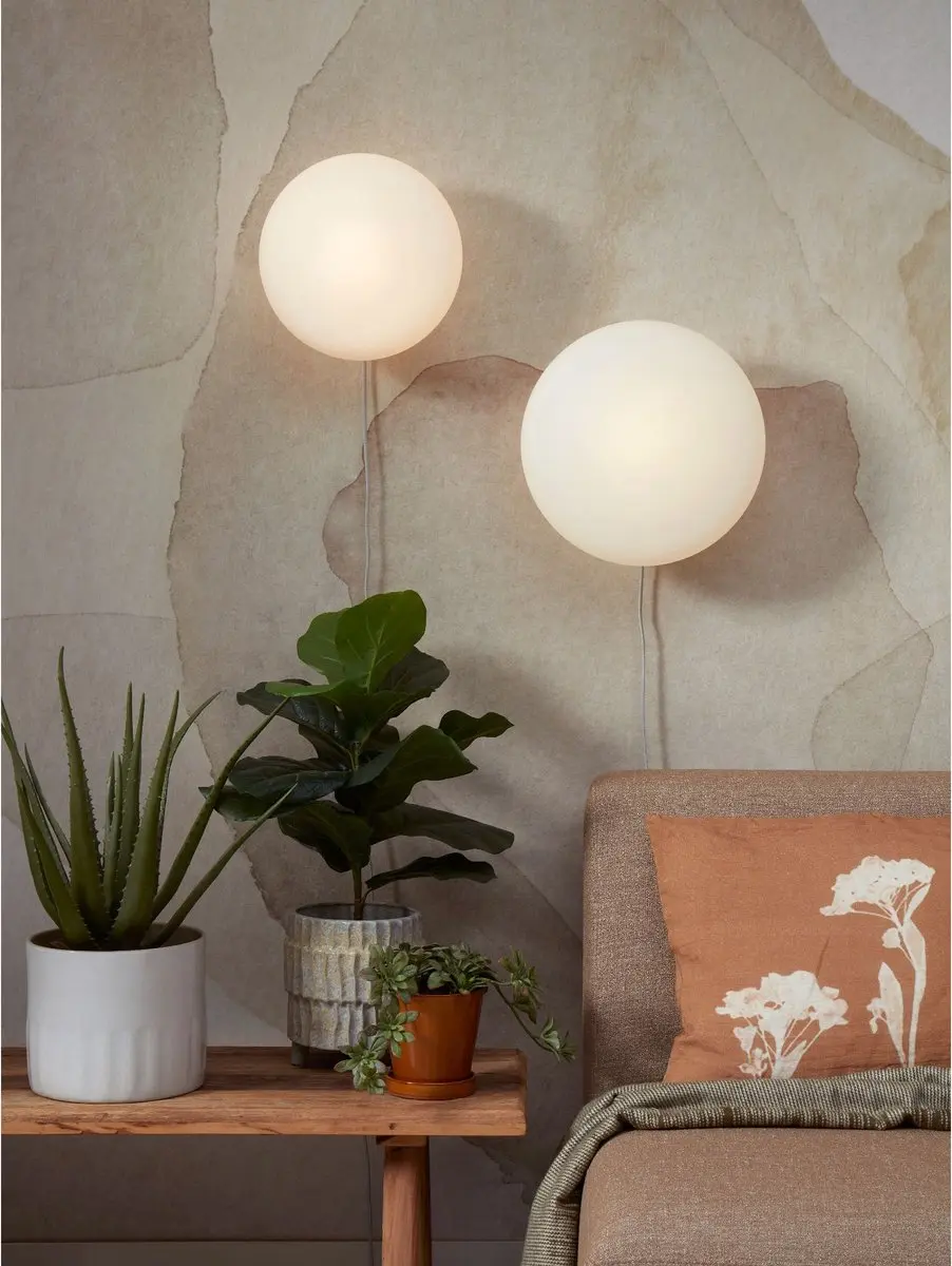 it's about RoMi Wandlamp Sapporo Ø28cm - Wit