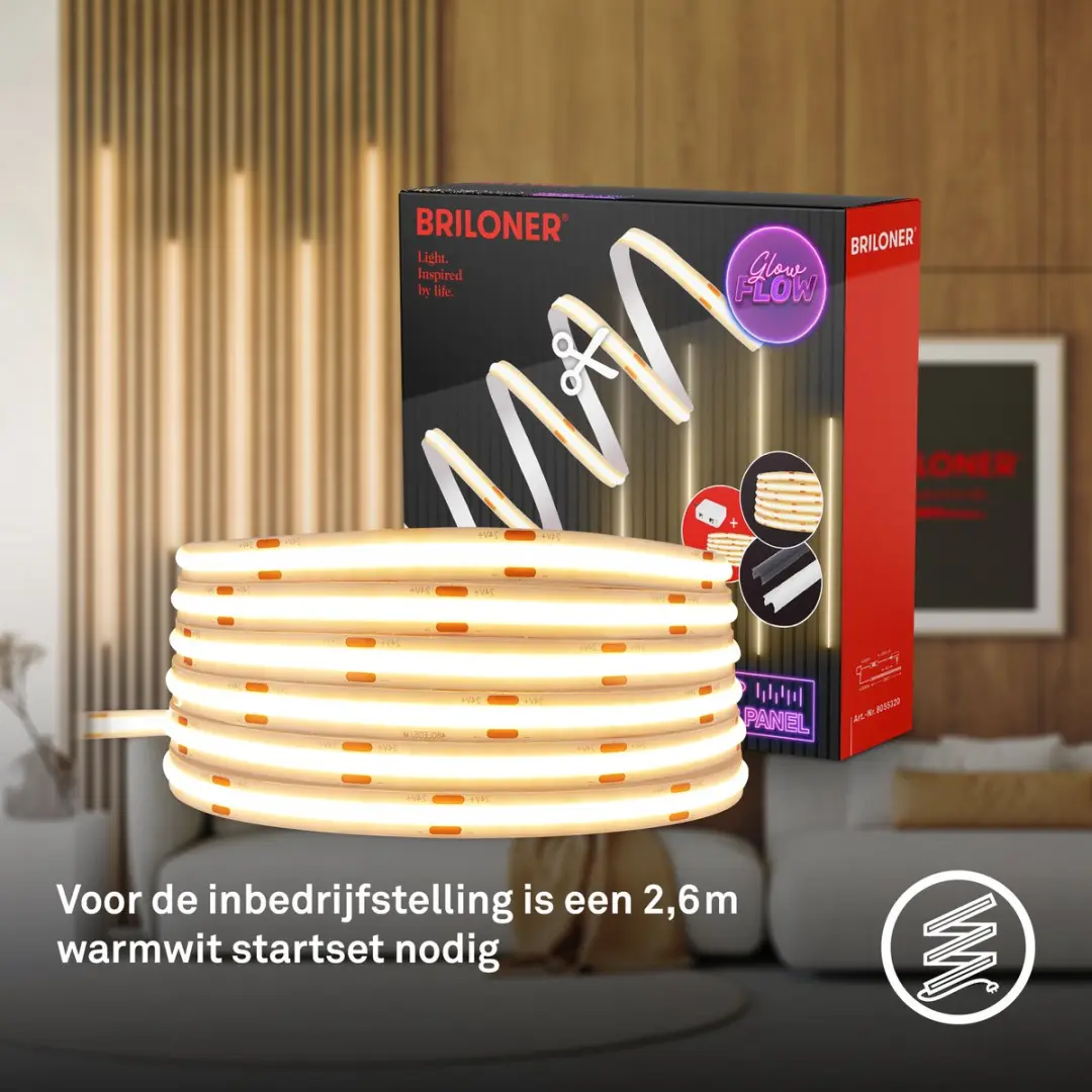 Briloner Pimp Your Panel COB LED Band Starterset 260cm - 14,5W 1400lm