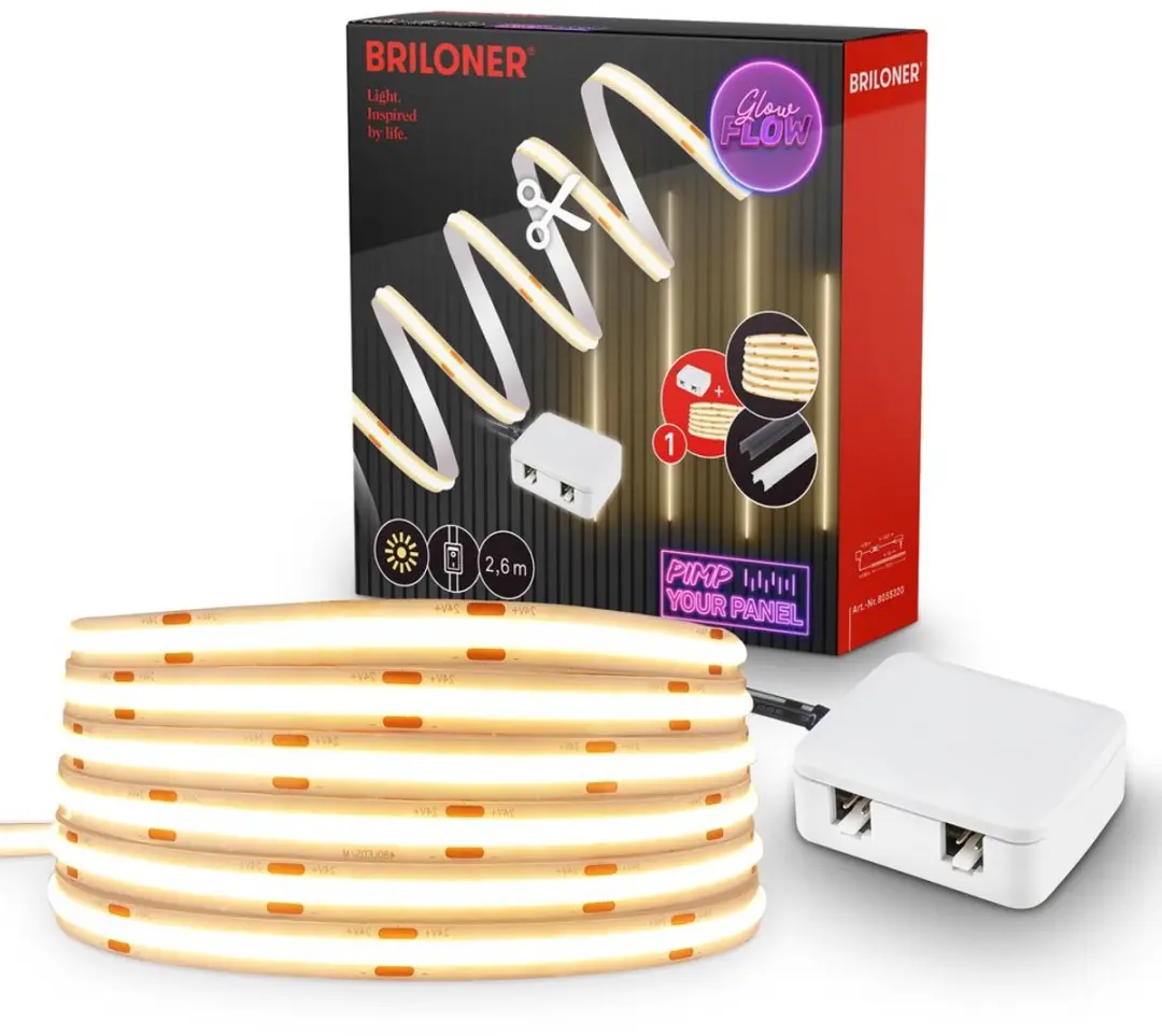 Briloner Pimp Your Panel COB LED Band Starterset 260cm