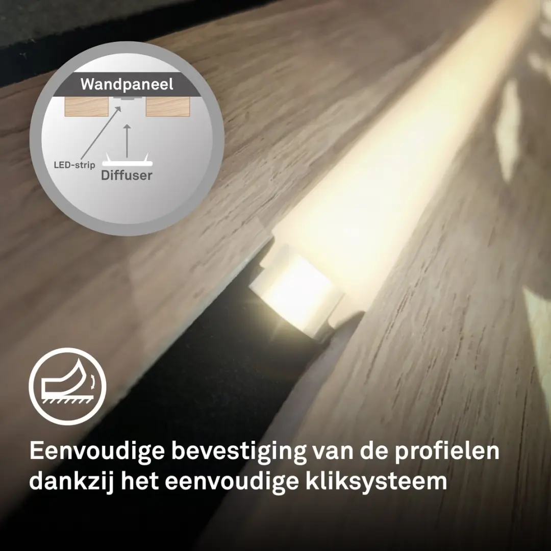 Briloner Pimp Your Panel COB LED Band Starterset 260cm - 14,5W 1400lm