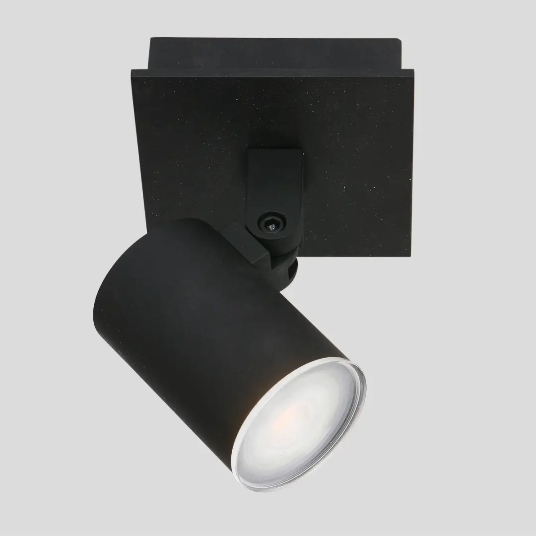 Steinhauer Points Noirs 3059ZW Plafondspot - 10cm - Zwart