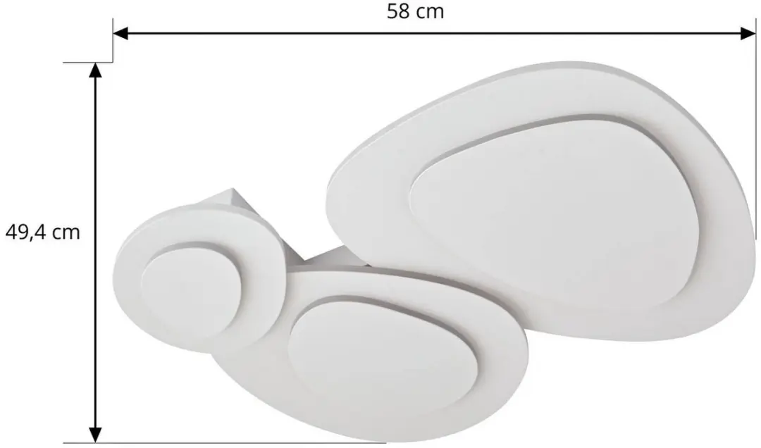 Lindby LED Plafondlamp 38W