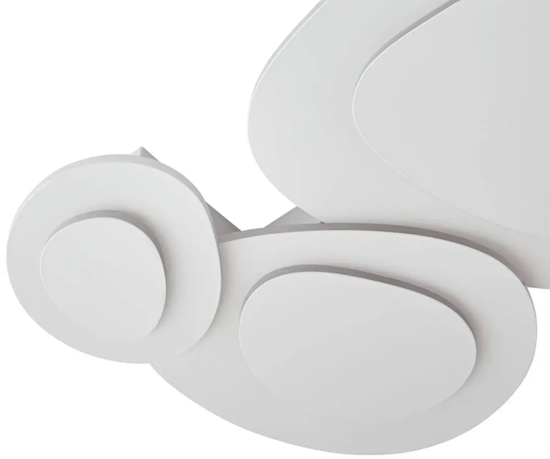 Lindby LED Plafondlamp 38W - CCT - Wit - Met Dimmer - afbeelding 6 van 6
