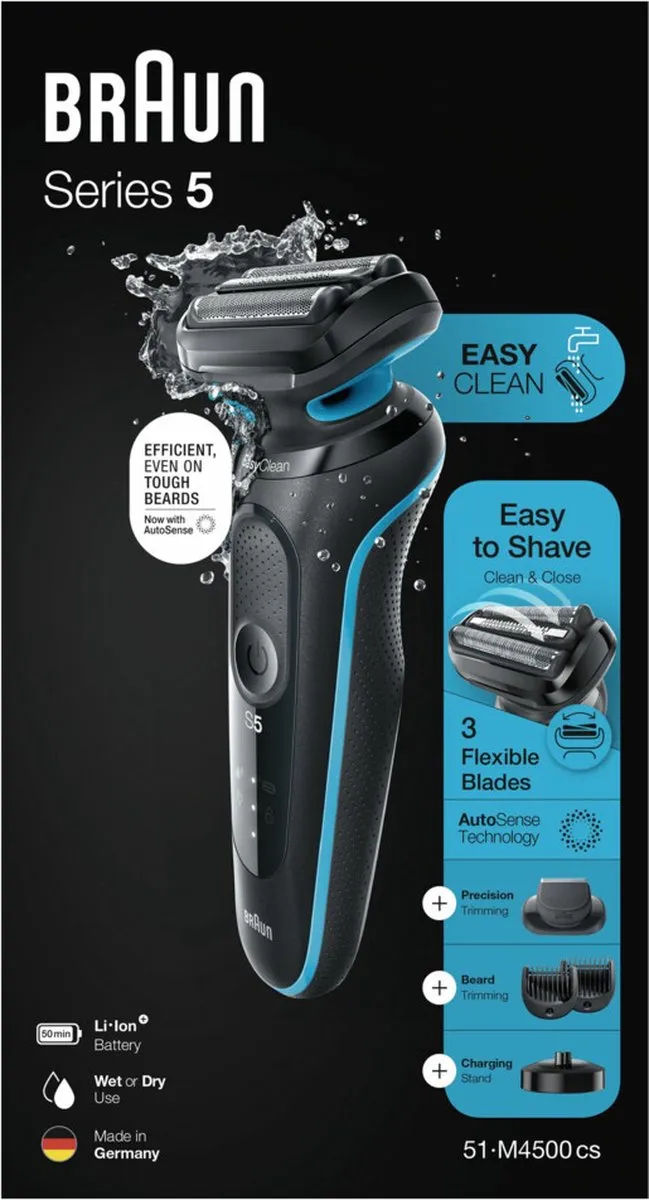 Braun Series 5 51-M4500cs Elektrisch Scheerapparaat