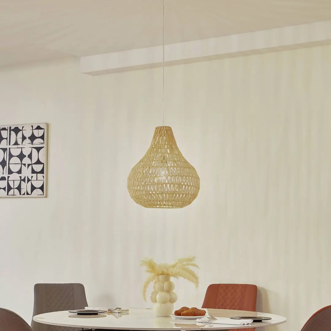 Lindby Hanglamp Henneptouw 46cm E27