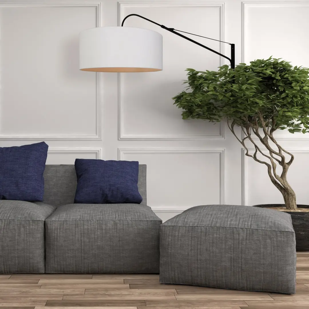 Steinhauer Wandlamp 9323ZW - 50cm Diameter - Transparant