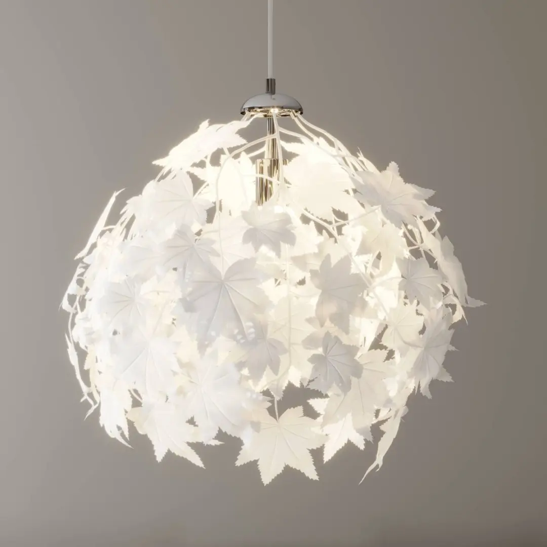 Lindby Hanglamp 1 Licht E27 - Wit/Chroom