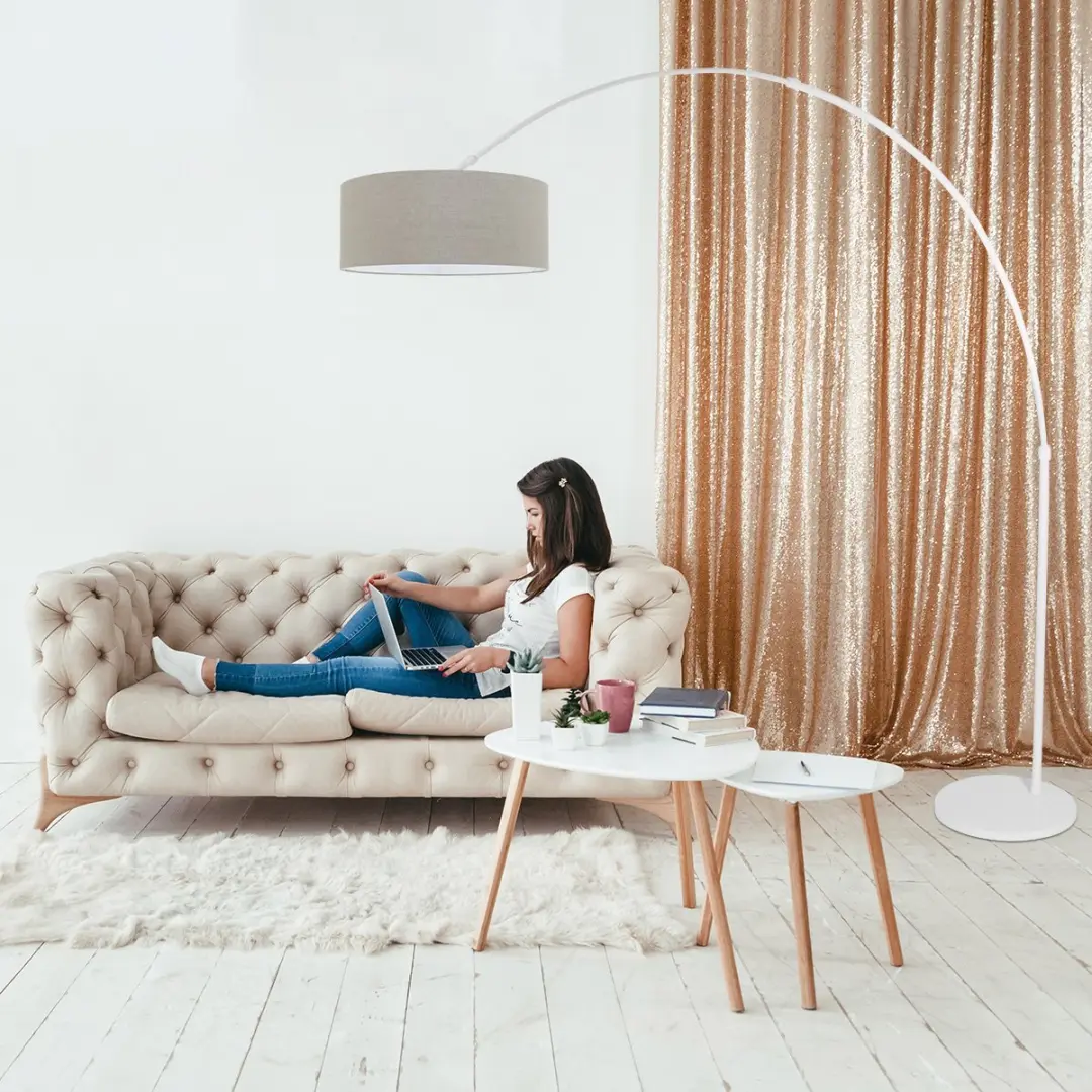 Steinhauer Sparkled Light 7170W Vloerlamp - Hoogte verstelbaar - 40W Warm wit
