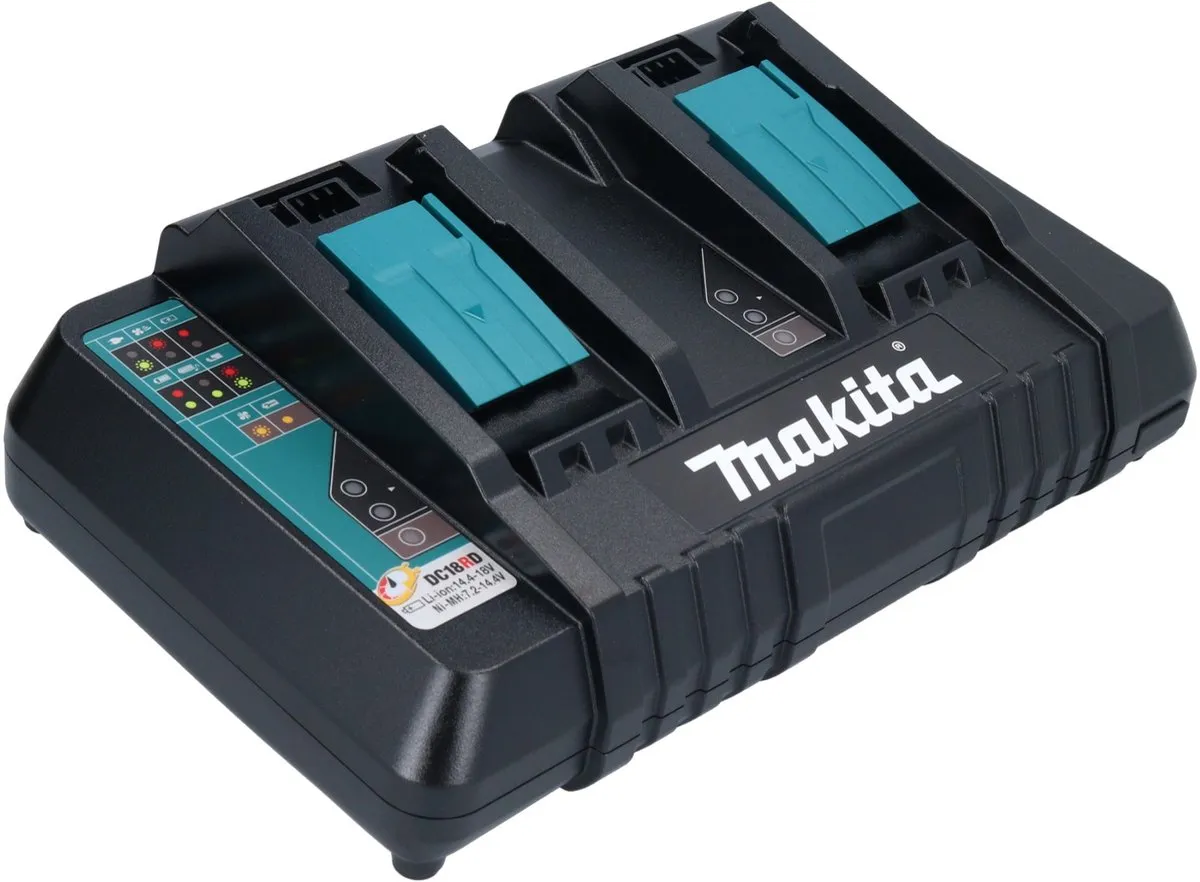 Makita DC18RD Duo Snellader 14,4V/18V - 2 Accu's