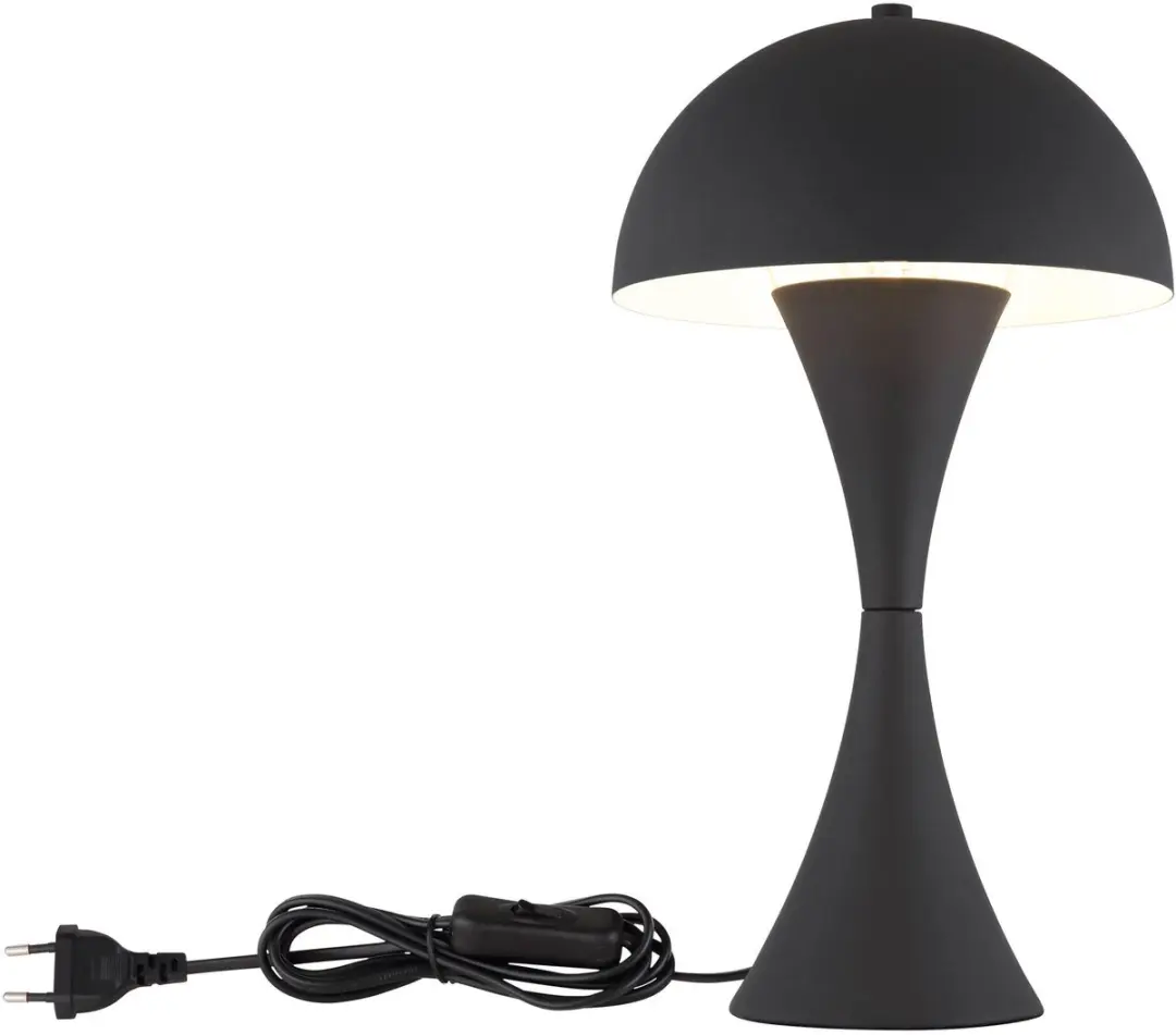 Globo DIMA Tafellamp - Zwart - Ø20cm - E27 - afbeelding 3 van 6