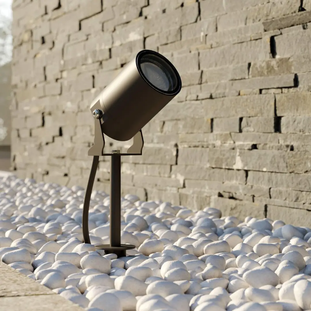 Lindby Buitenspot GU10 35W - Donkergrijs