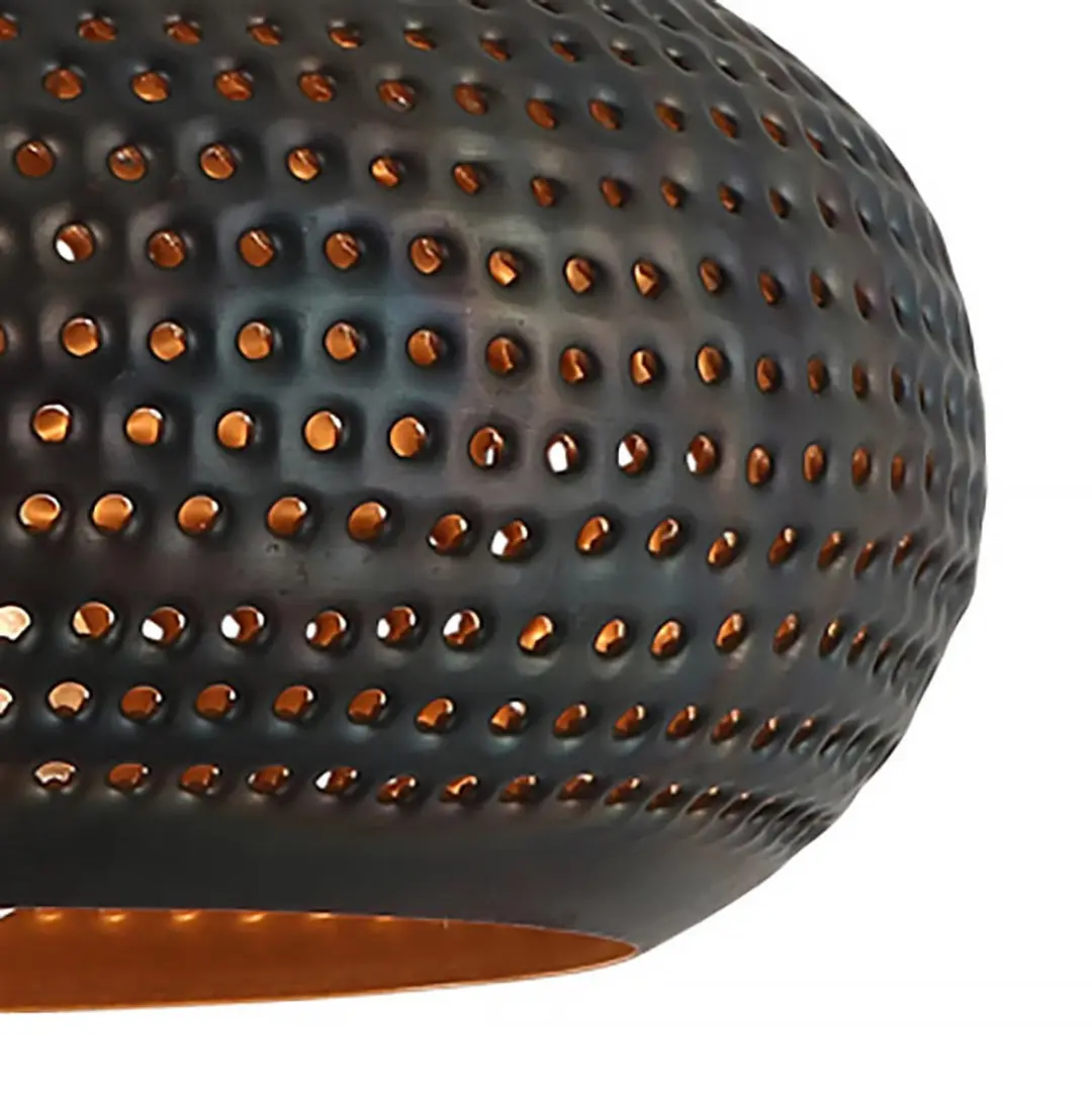 Freelight Fueco Plafondlamp Ø35cm - Bruin/Zwart