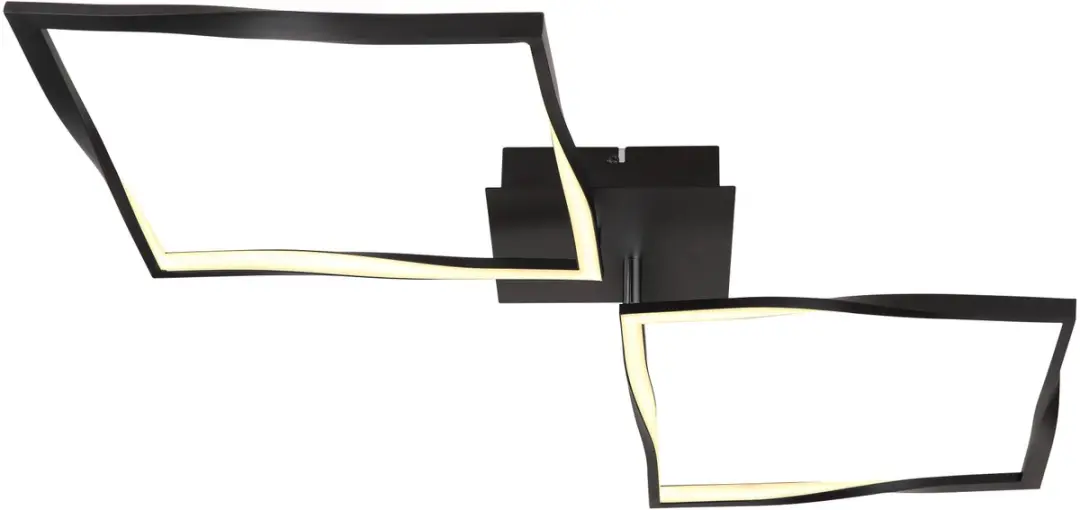 Globo Maxxy Plafondlamp 40cm - Zwart - LED