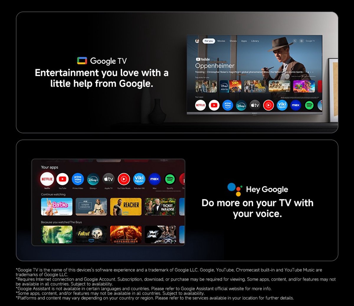 Xiaomi TV A Pro 2026 50 inch (127 cm) - QLED - Smart TV met Google TV - Google Assistant spraakbediening - Dolby Audio & DTS:X - HDMI 2.1 - CI+ slot - Google Cast