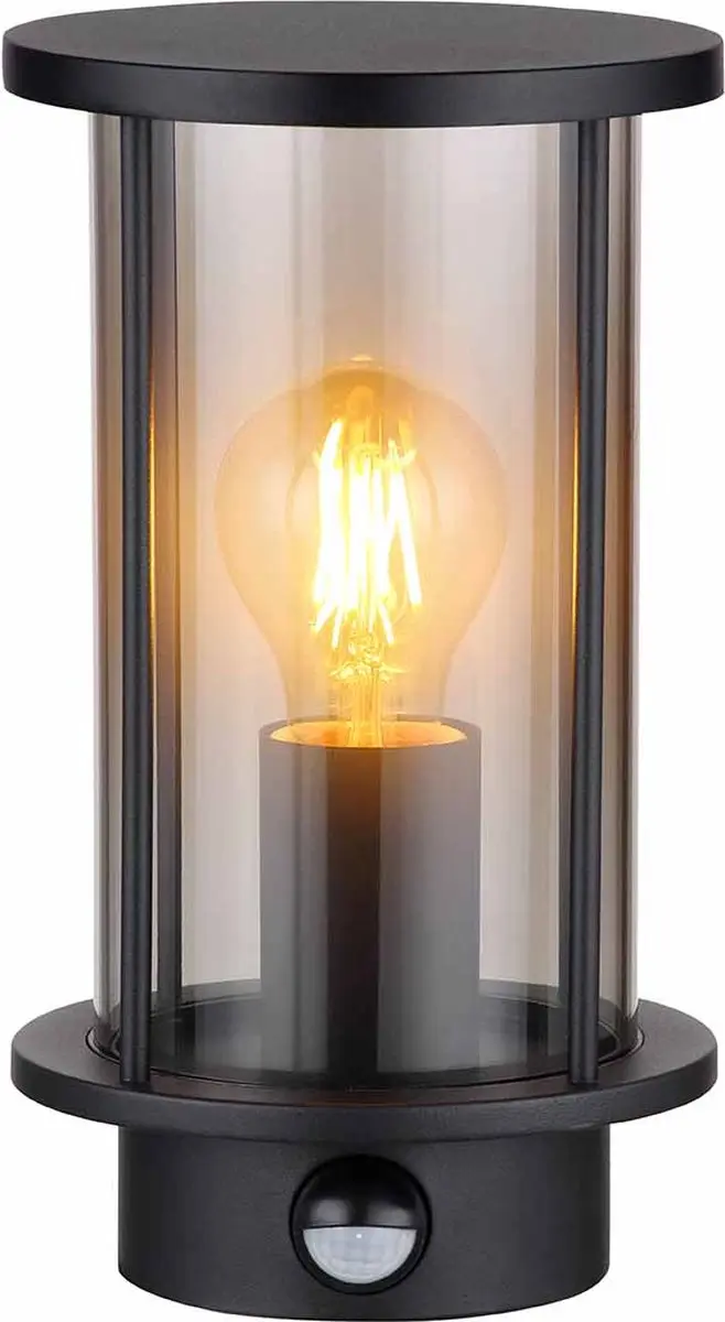 Globo Gracey Wandlamp 14cm - Zwart