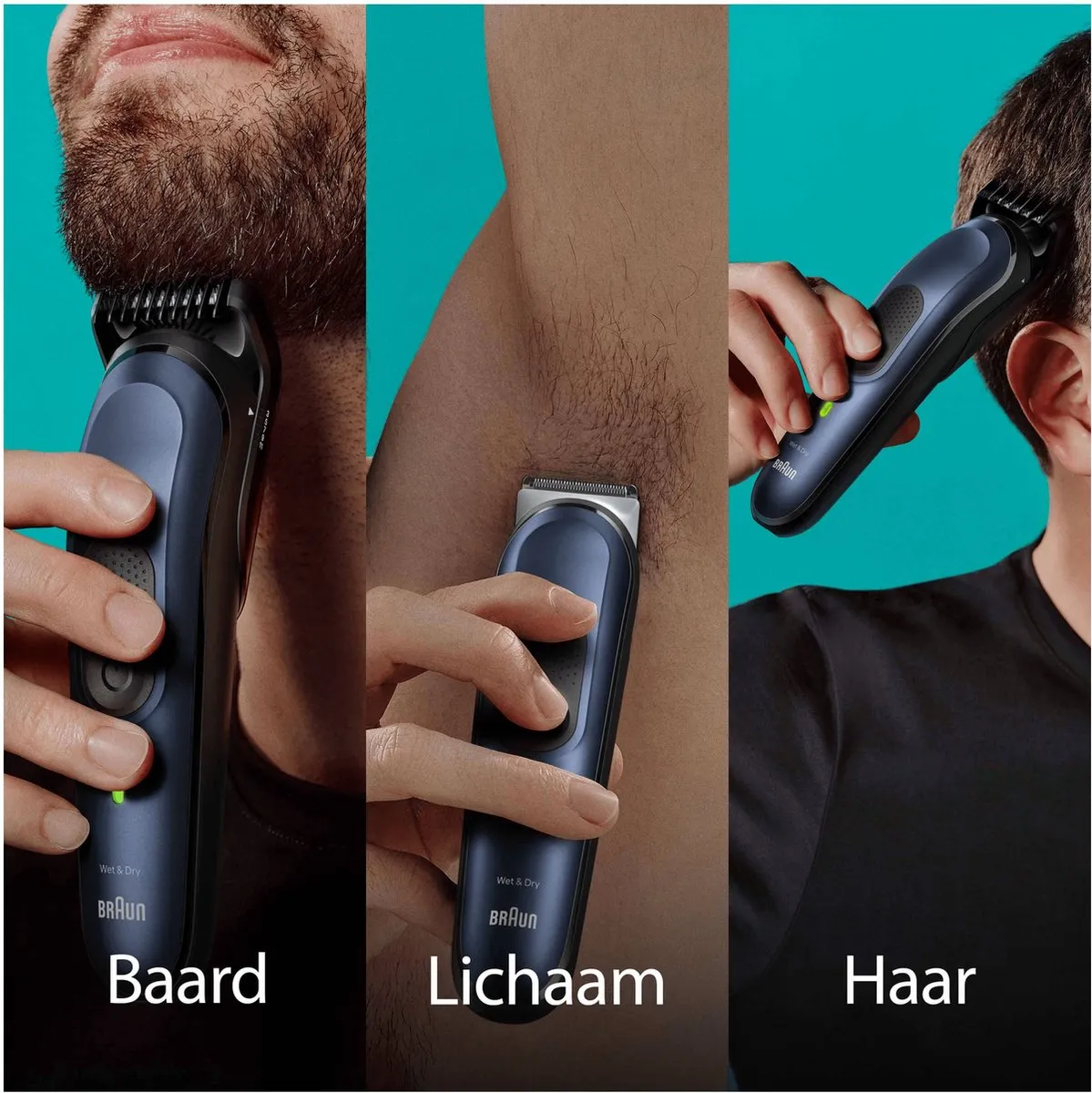 Braun Series 7 MGK7410 Multigroomer - 10-in-1 Set - Zwart