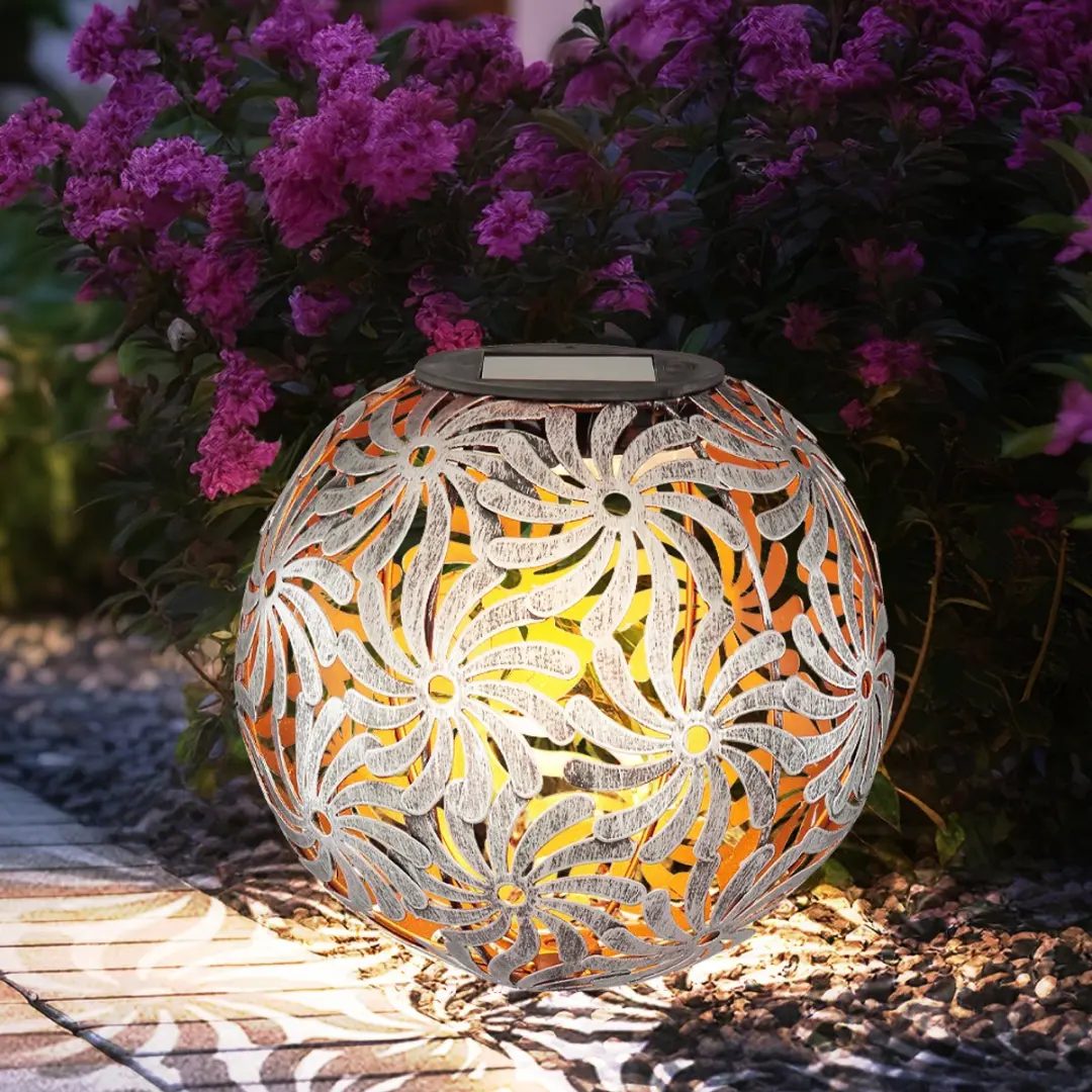 Globo LED Solar Tuinpadlampen - 2 Stuks - Zilver