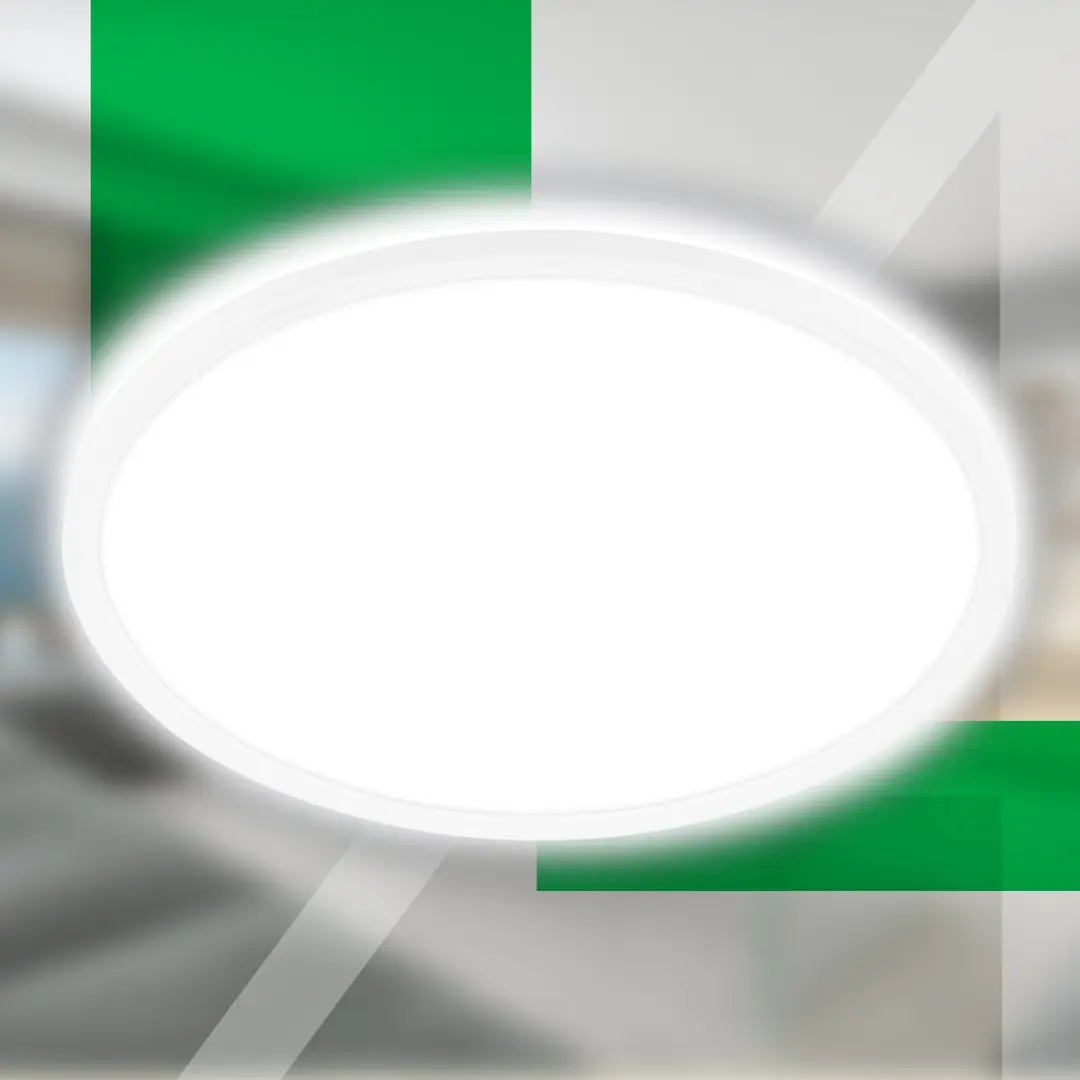 Briloner Tava A Plafondlamp 14W - 3.000 Lm - Ø42cm - Wit