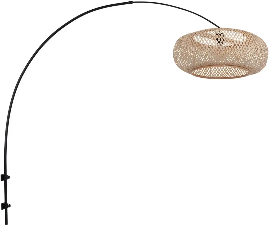 Steinhauer Zwarte Boog Wandlamp 4404ZW - 40W - 60cm - Zwart