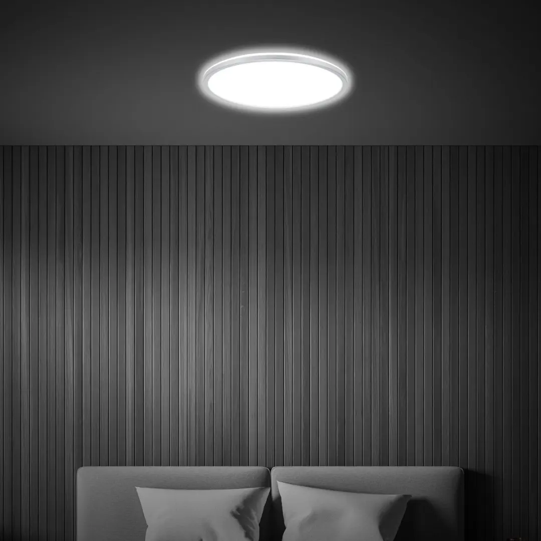 Briloner Pulap LED Badkamerlamp 18W - Ø29cm Mat Chroom