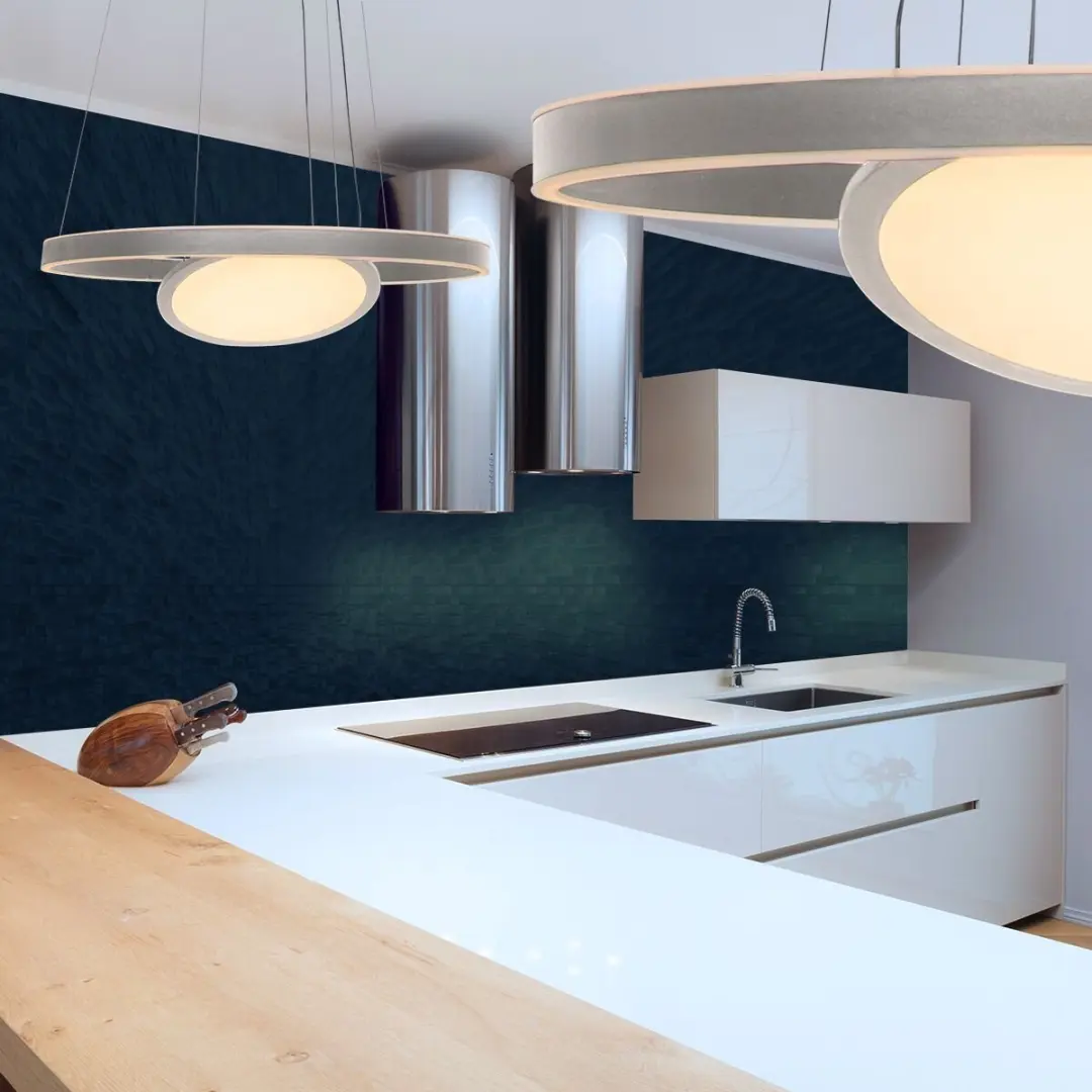 Steinhauer Hanglamp Ringlux 3514ST - 60cm Zilver