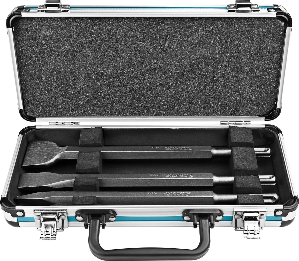 Makita D-42357 SDS-Plus Beitelset - 3-delig - Zilverkleurig