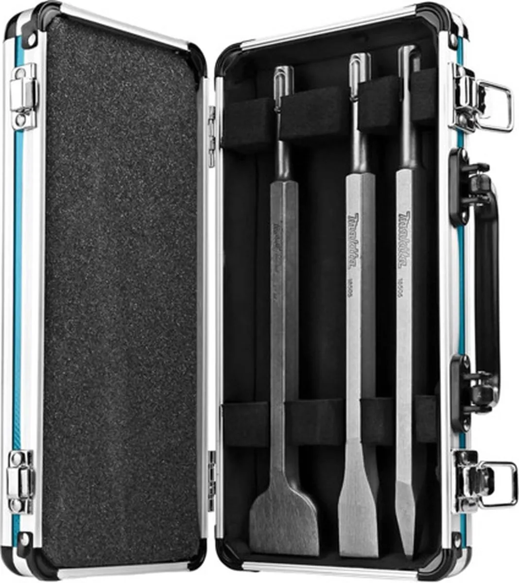 Makita D-42357 SDS-Plus Beitelset - 3-delig - Zilverkleurig - afbeelding 6 van 6