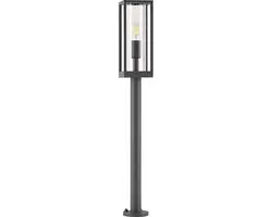 Lindby Tuinpadverlichting Aluminium Glas 60W E27 - Antraciet