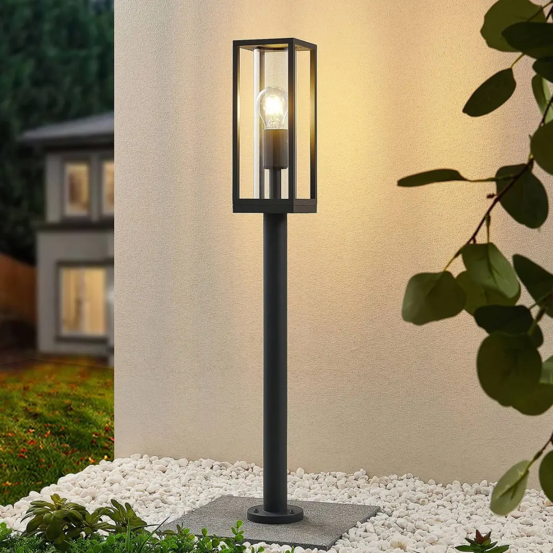 Lindby Tuinpadverlichting Aluminium Glas 60W E27