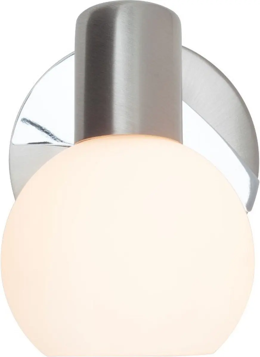 Brilliant Tiara Wandlamp Chroom/Wit