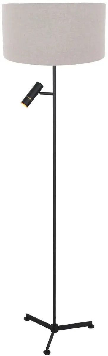 Steinhauer Vloerlamp 4837ZW - 2x3W Warm Wit - Grijs