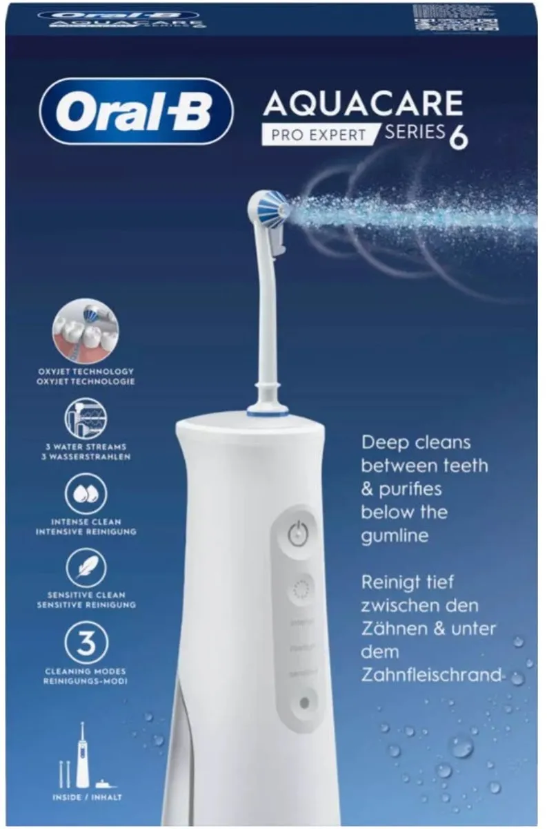 Oral-B AquaCare Serie 6 Monddouche - Wit - afbeelding 6 van 6