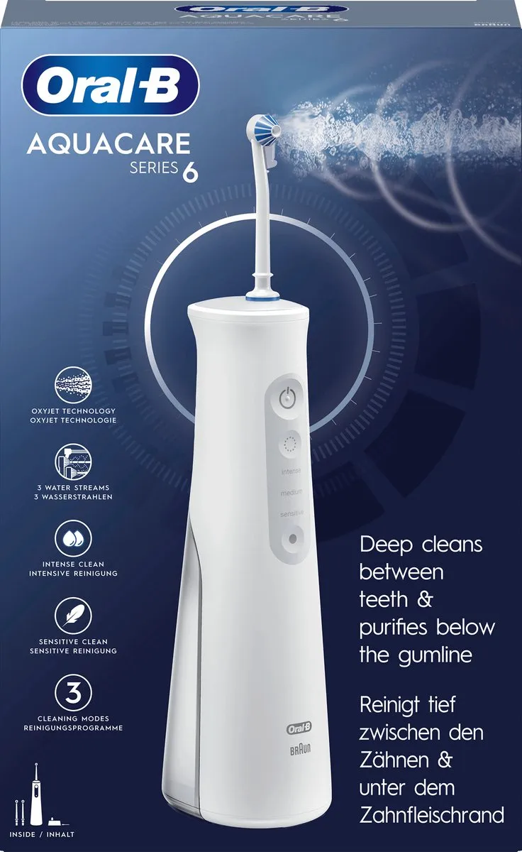 Oral-B AquaCare Serie 6 Monddouche - Wit