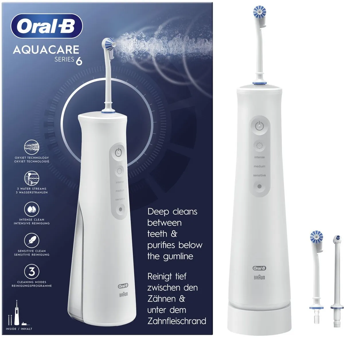 Oral-B AquaCare Serie 6 Monddouche - Wit