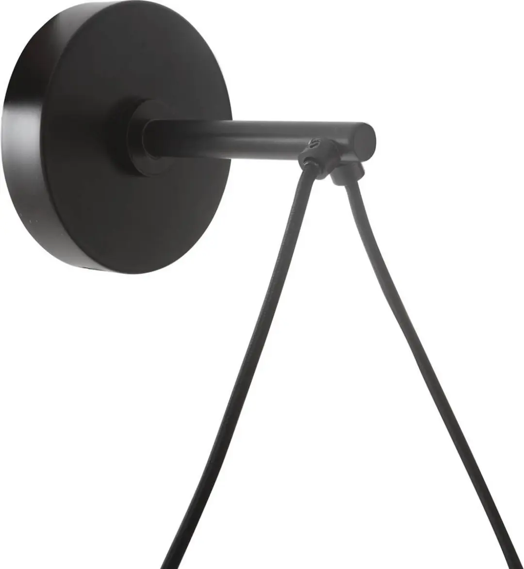 Lucande Wandlamp 3-lichts Staal E27 - 45cm - Zwart