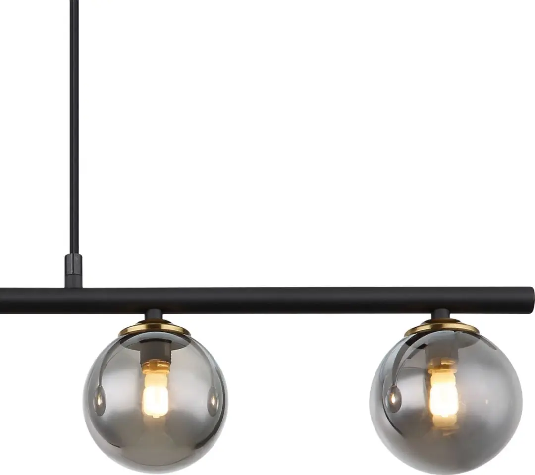 Globo Jorge Hanglamp 5xG9 - Zwart