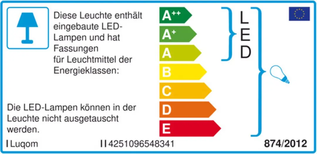 Lucande Wandlamp 1 Licht E27 - 63cm - Wit/Chroom
